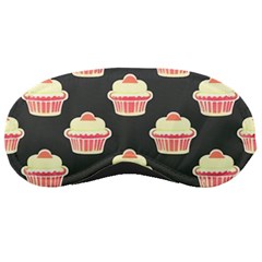 Retro 40s 50s Cupcake Pattern 4 Sleep Mask by violetheavensky