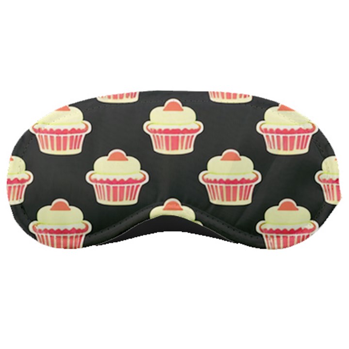 Retro 40s 50s Cupcake Pattern 4 Sleep Mask