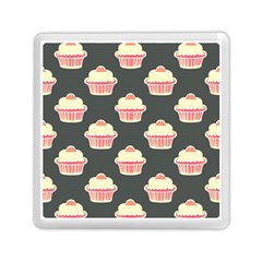 Retro 40s 50s Cupcake Pattern 4 Memory Card Reader (square) by violetheavensky