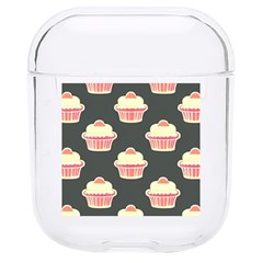 Retro 40s 50s Cupcake Pattern 4 Hard Pc Airpods 1/2 Case by violetheavensky