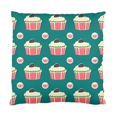 Retro 40s 50s Cupcake Pattern 2 Standard Cushion Case (two Sides) by violetheavensky