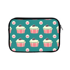 Retro 40s 50s Cupcake Pattern 2 Apple Ipad Mini Zipper Cases by violetheavensky