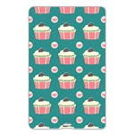 Retro 40s 50s Cupcake Pattern 2 Name Card Style USB Flash Drive Back