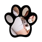 Father and Son Hug Magnet (Paw Print) Front