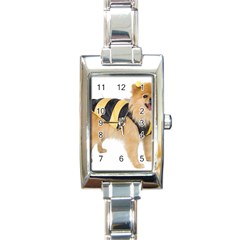 My-dog-photo Rectangular Italian Charm Watch by knknjkknjdd