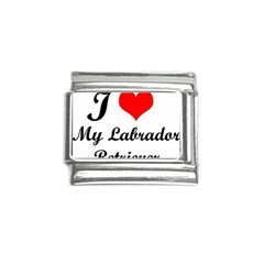 I Love My Labrador Retriever Italian Charm (9mm) by ArtsCafecom3