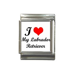 I Love My Labrador Retriever Italian Charm (13mm) by swimsuitscccc