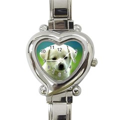 Dog1 Heart Italian Charm Watch by designergaze