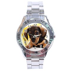 Dog3 Stainless Steel Analogue Men’s Watch by designergaze