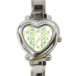 Pattern2 Heart Italian Charm Watch Front