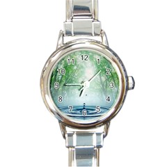 Water4 Round Italian Charm Watch by designergaze