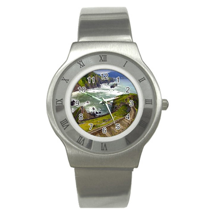 Land3 Stainless Steel Watch