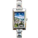 Land5 Rectangular Italian Charm Watch Front