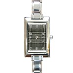 Ck1 Rectangular Italian Charm Watch Front