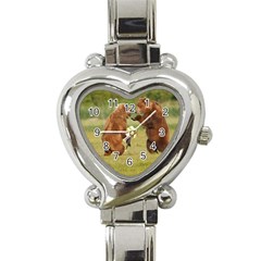 Bear4 Heart Italian Charm Watch by designergaze