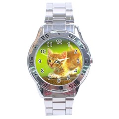 Cat5 Stainless Steel Analogue Men’s Watch by designergaze