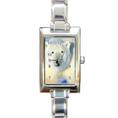 Bear1 Rectangular Italian Charm Watch by designergaze