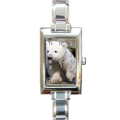 Bear3 Rectangular Italian Charm Watch by designergaze