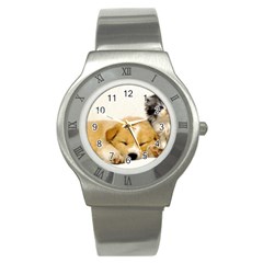 Dog2 Stainless Steel Watch by designergaze