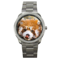 Red Panda2 Sport Metal Watch by designergaze