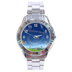 Flower3 Stainless Steel Analogue Men’s Watch by designergaze