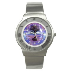 Tree3 Stainless Steel Watch by designergaze