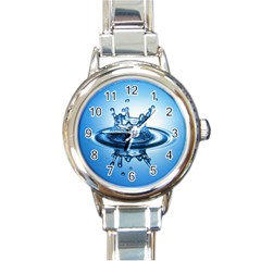 Water1 Round Italian Charm Watch by designergaze