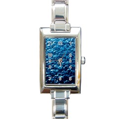 Water3 Rectangular Italian Charm Watch by designergaze