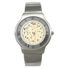 Flower4 Stainless Steel Watch by designergaze