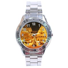 Xmas5 Stainless Steel Analogue Men’s Watch by designergaze