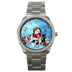 Xmas7 Sport Metal Watch by designergaze