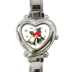 Xmas2 Heart Italian Charm Watch by designergaze