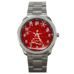 Xmas3 Sport Metal Watch by designergaze