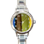 cr3 Round Italian Charm Watch Front