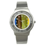 cr3 Stainless Steel Watch Front