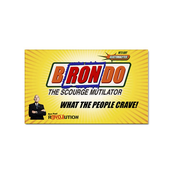 BRONDO Sticker Rectangular (10 pack)