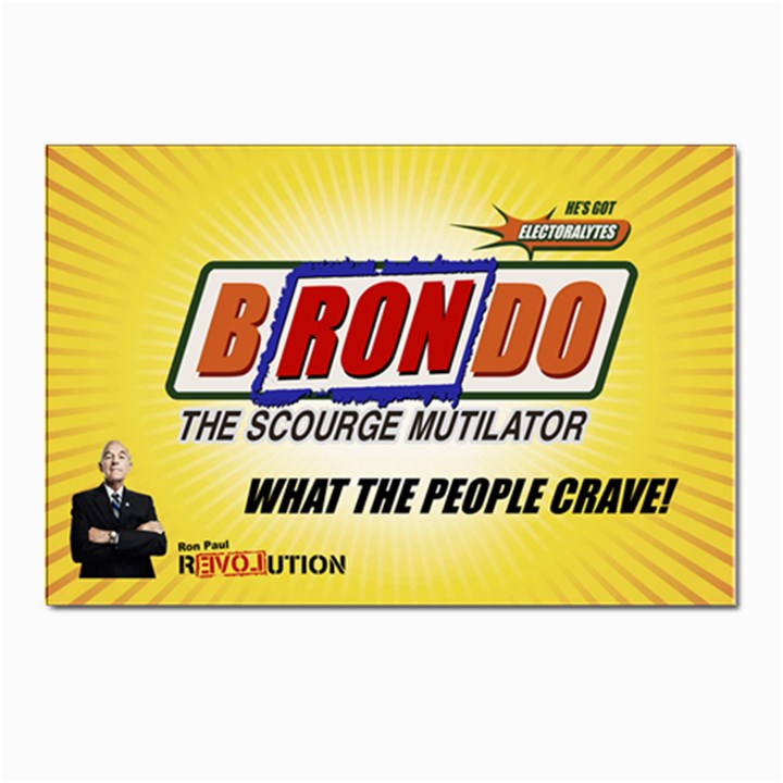 BRONDO Postcard 4 x 6  (Pkg of 10)