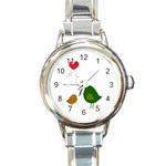 Love Birds Classic Elegant Ladies Watch (Round) Front