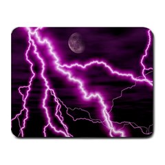 Purple Lightning Small Mouse Pad (rectangle) by PurpleVIP