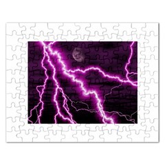 Purple Lightning Jigsaw Puzzle (rectangle) by PurpleVIP