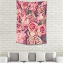 Beautiful pink roses Small Tapestry View2