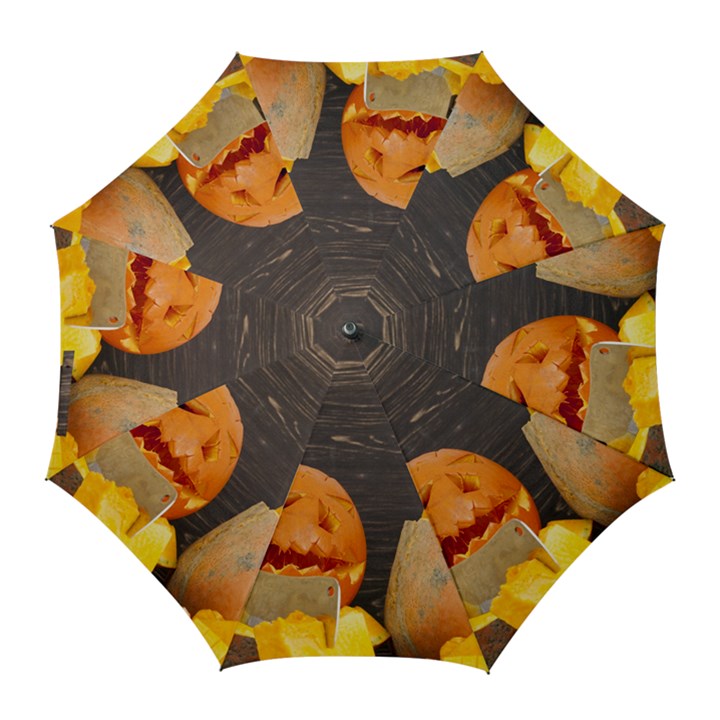 Old crumpled pumpkin Golf Umbrellas