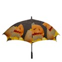 Old crumpled pumpkin Golf Umbrellas View3