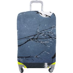 Full Moon Landscape Scene Illustration Luggage Cover (large) by dflcprintsclothing