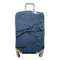 Full Moon Landscape Scene Illustration Luggage Cover (small) by dflcprintsclothing