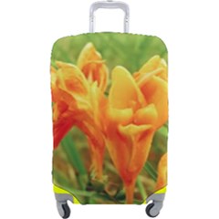 Orange On The Green Luggage Cover (large) by DimitriosArt