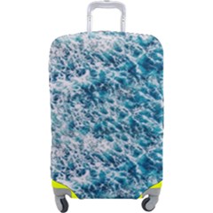 Summer Blue Ocean Wave Luggage Cover (large) by Jack14