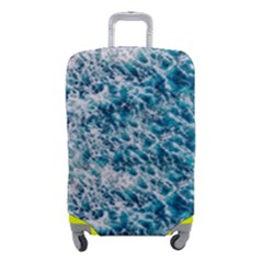 Summer Blue Ocean Wave Luggage Cover (small) by Jack14