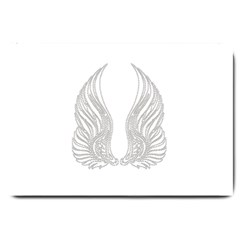 Angel Bling Wings Large Door Mat by artattack4all