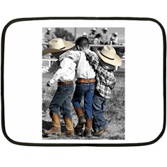 Cowboys Mini Fleece Blanket (two-sided) by dray6389